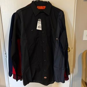 long sleeve Dickies shirt size L mens black